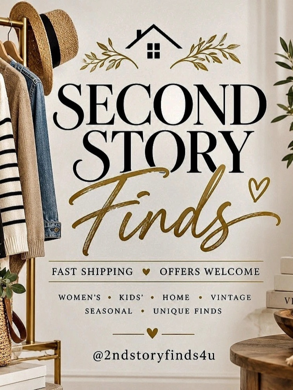 Welcome to Second Story Finds | Fast shipping | Offers Welcome